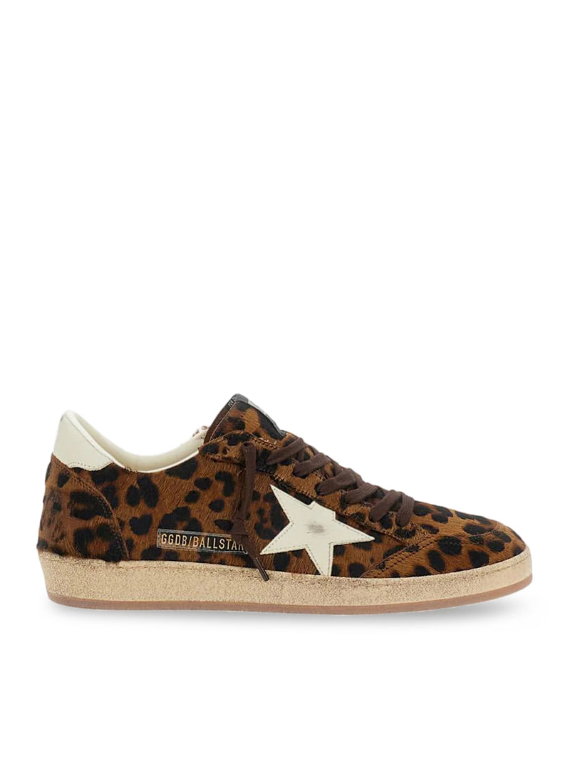 SNEAKER BALL-STAR IN PELLE MARRONE