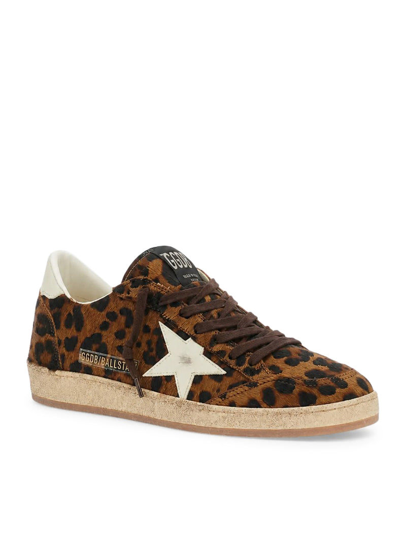 SNEAKER BALL-STAR IN PELLE MARRONE