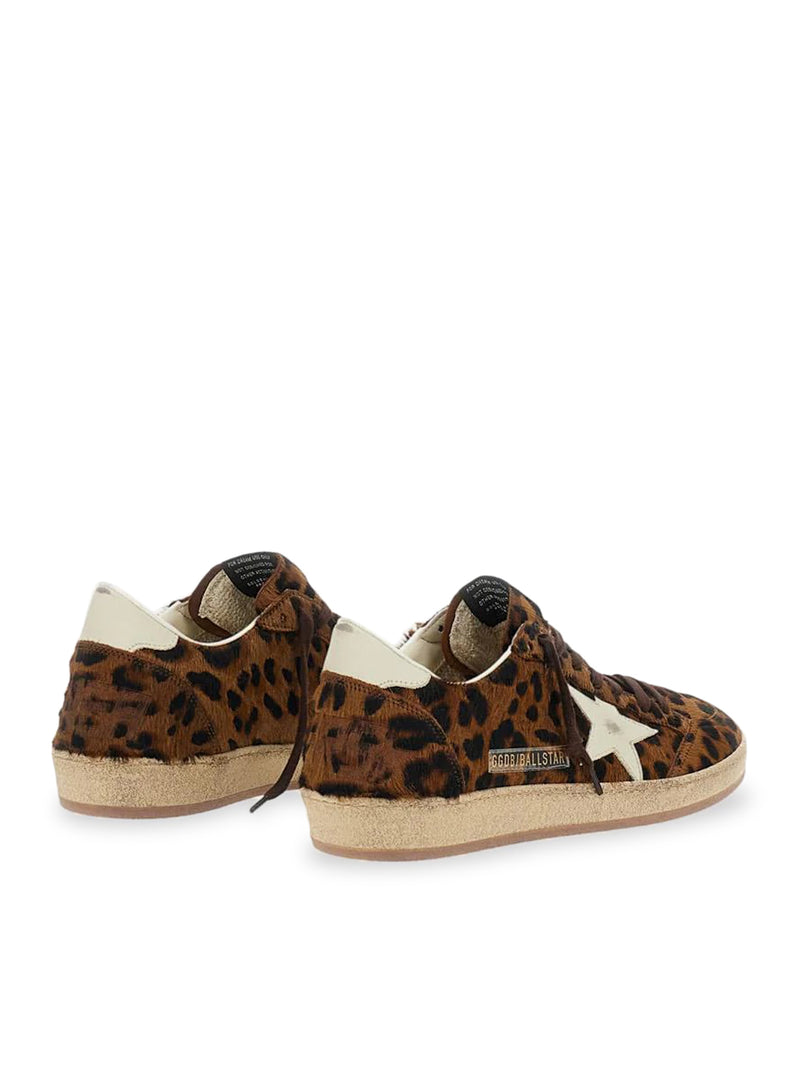 SNEAKER BALL-STAR IN PELLE MARRONE