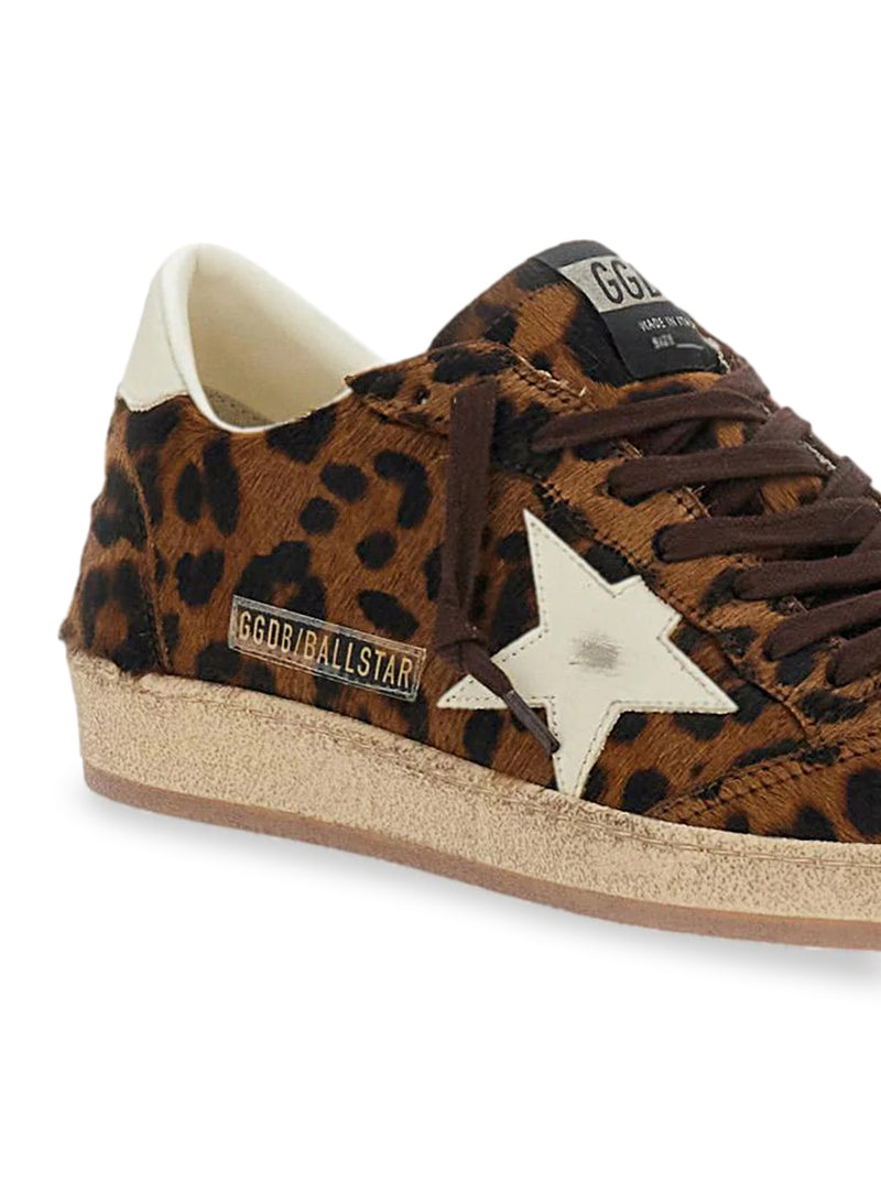 SNEAKER BALL-STAR IN PELLE MARRONE