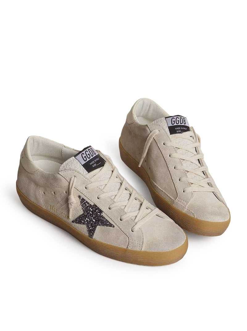 SUPER-STAR DONNA IN SUEDE CON STELLA IN GLITTER