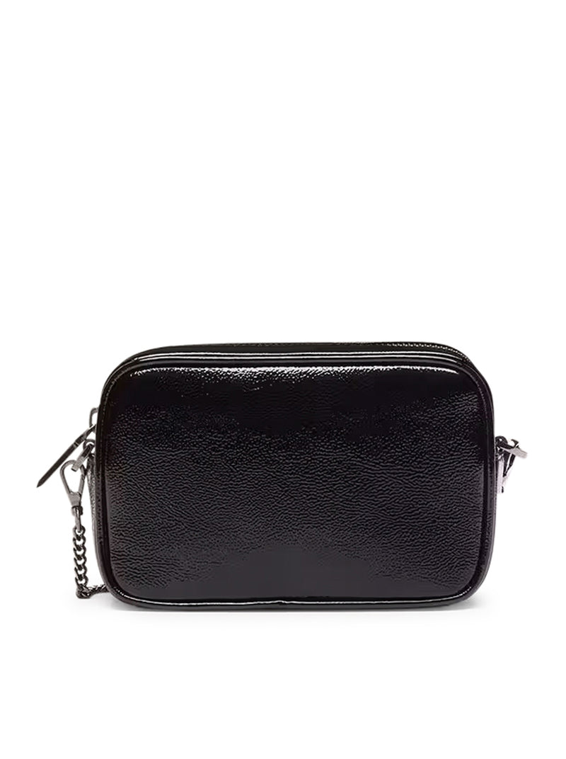 MINI STAR BAG IN PELLE NERA E STELLA CON CRISTALLI SWAROVSKI