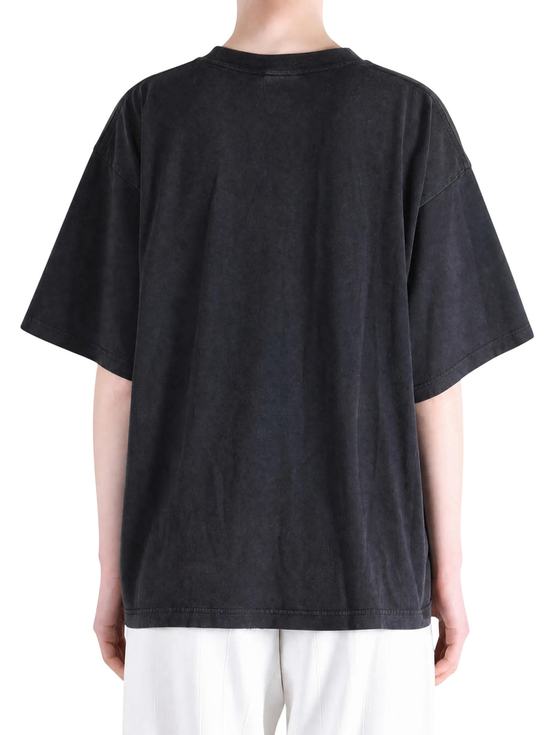 T-SHIRT OVERSIZE IN JERSEY NERO DRY