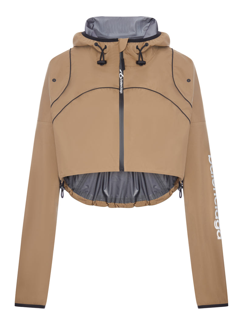 GIACCA TECHWEAR CROPPED IN CAMMELLO