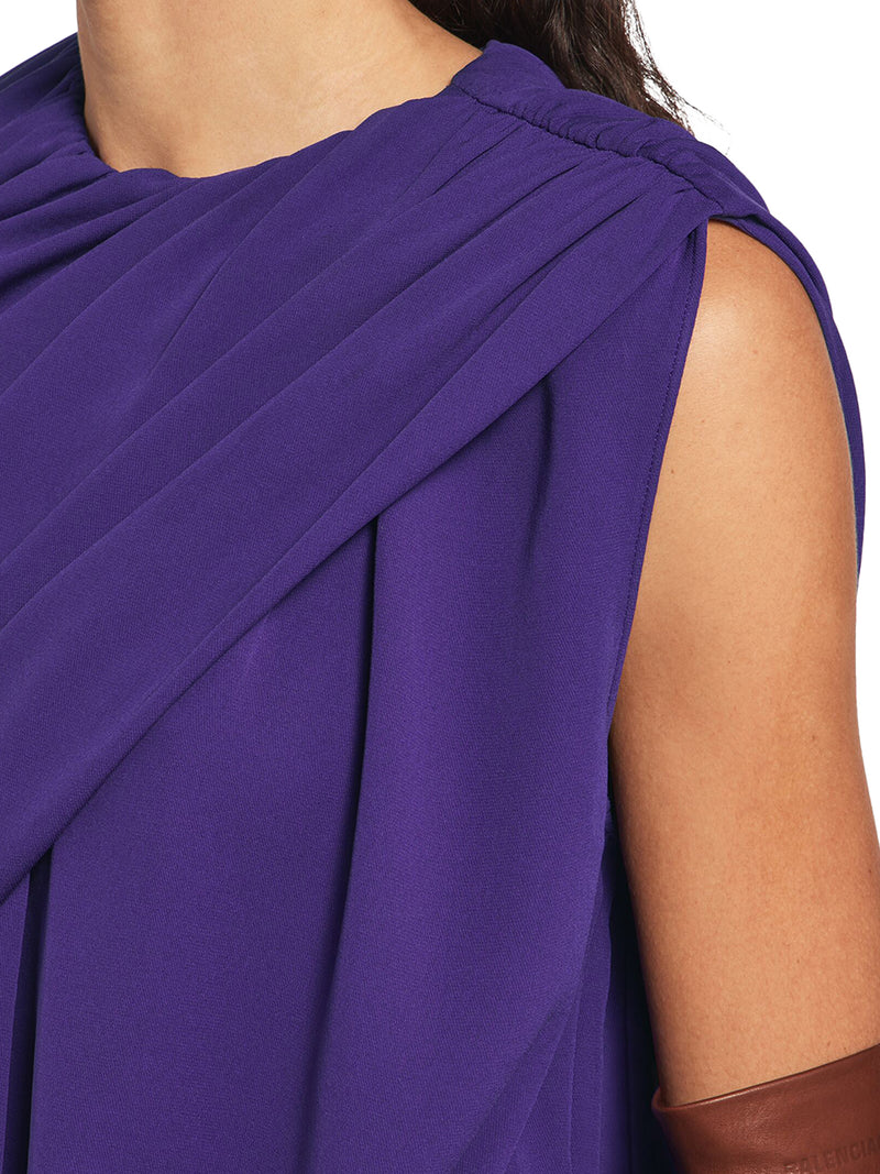 TOP MANTELLA DA DONNA IN VIOLA