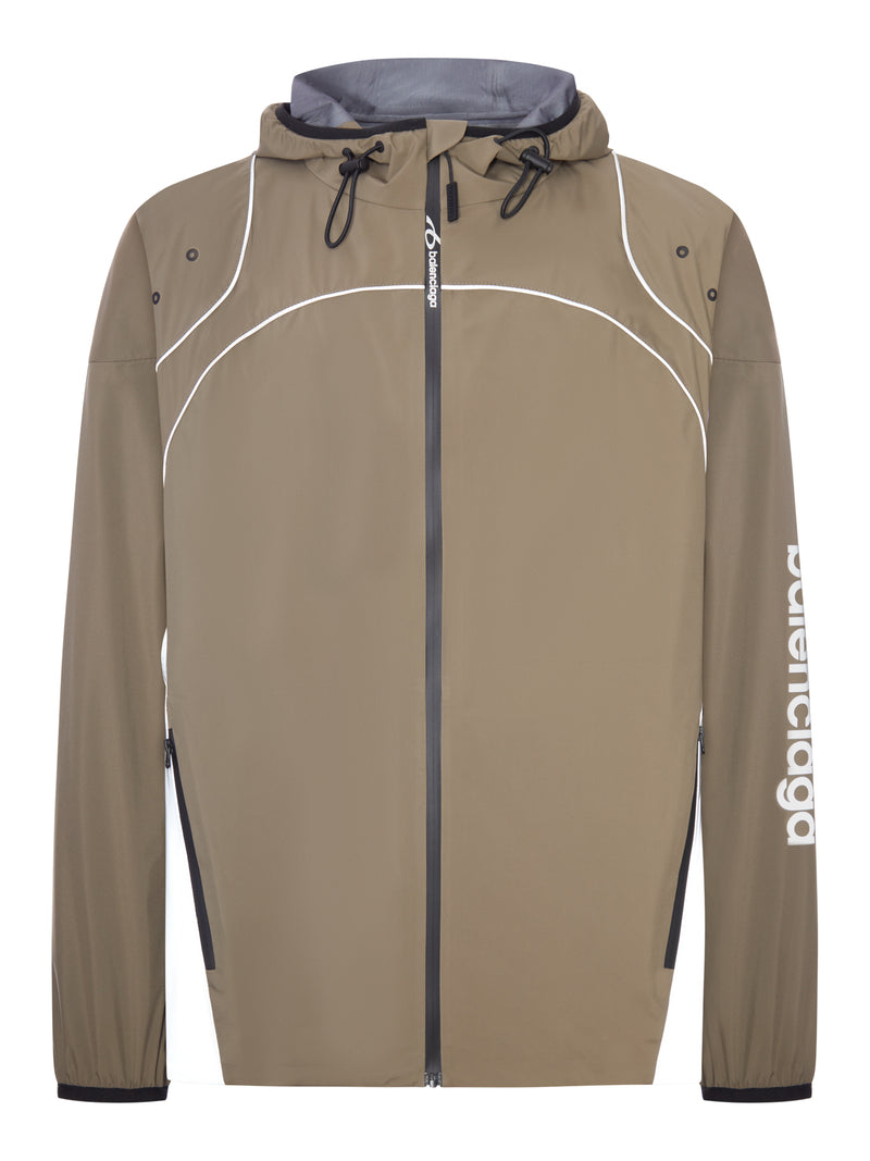 GIACCA CON ZIP TECHWEAR DA UOMO IN GRIGIO