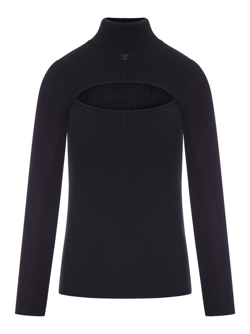 MAGLIA A COSTE CON DETTAGLIO CUT-OUT