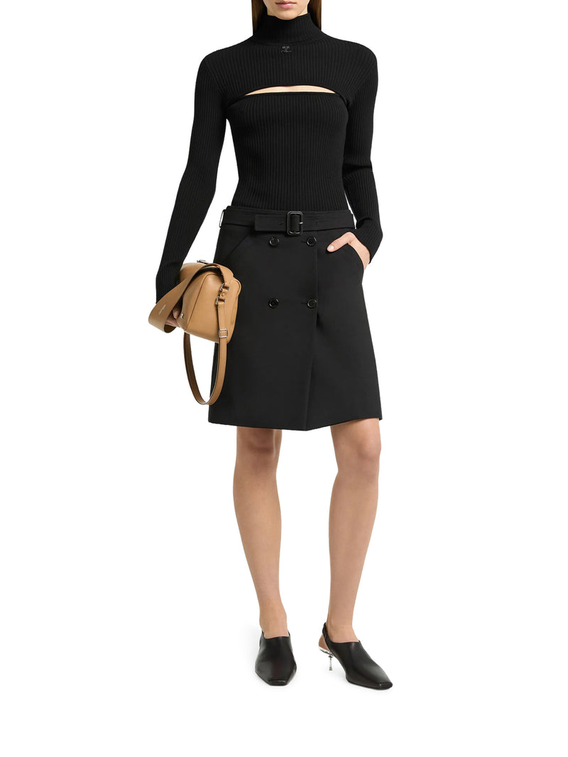 MAGLIA A COSTE CON DETTAGLIO CUT-OUT
