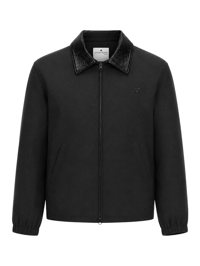 BOMBER CON COLLETTO IN VINILE