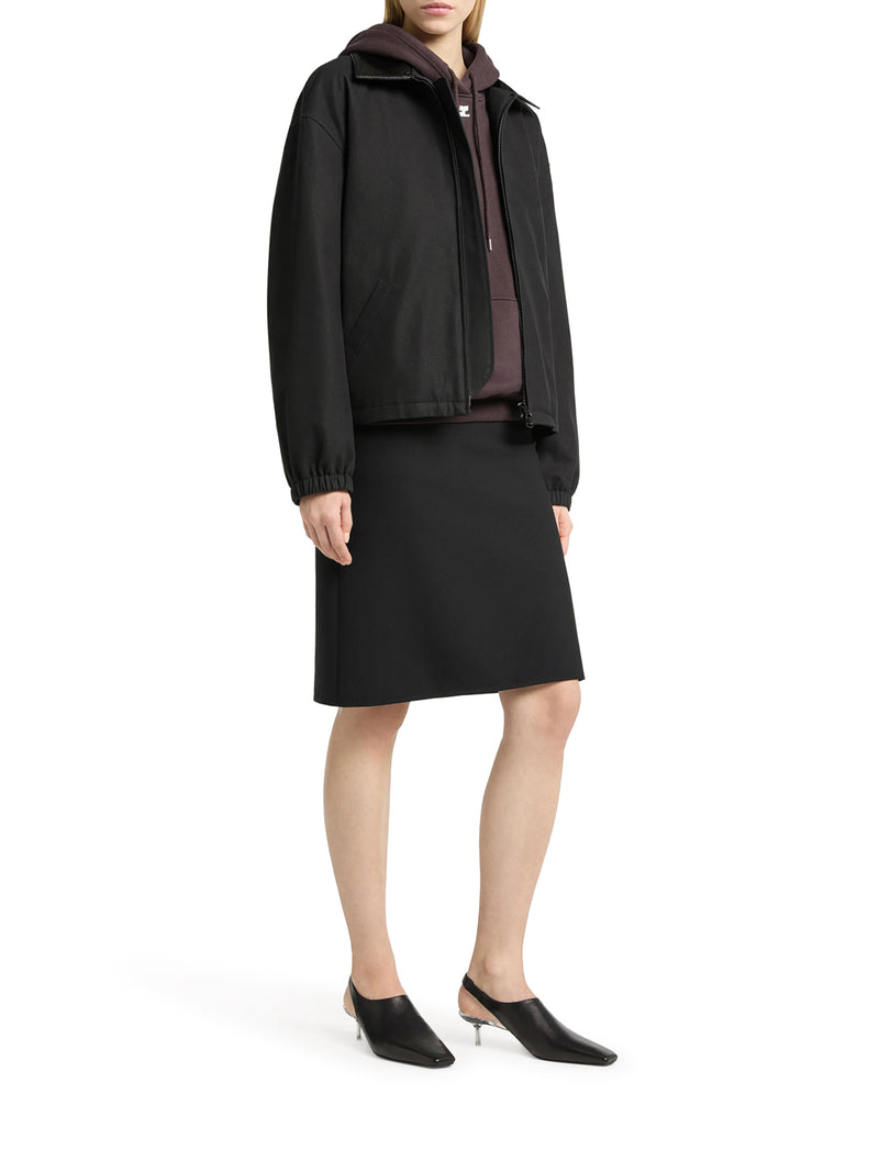 BOMBER CON COLLETTO IN VINILE