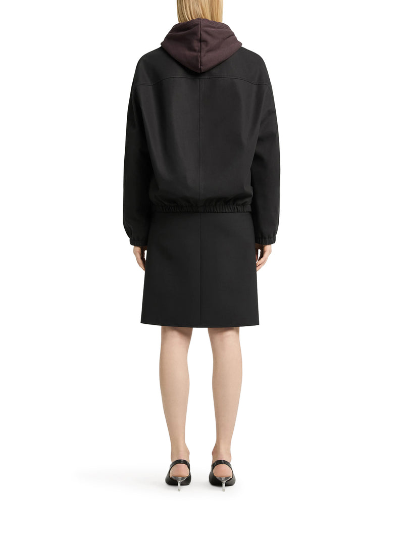 BOMBER CON COLLETTO IN VINILE