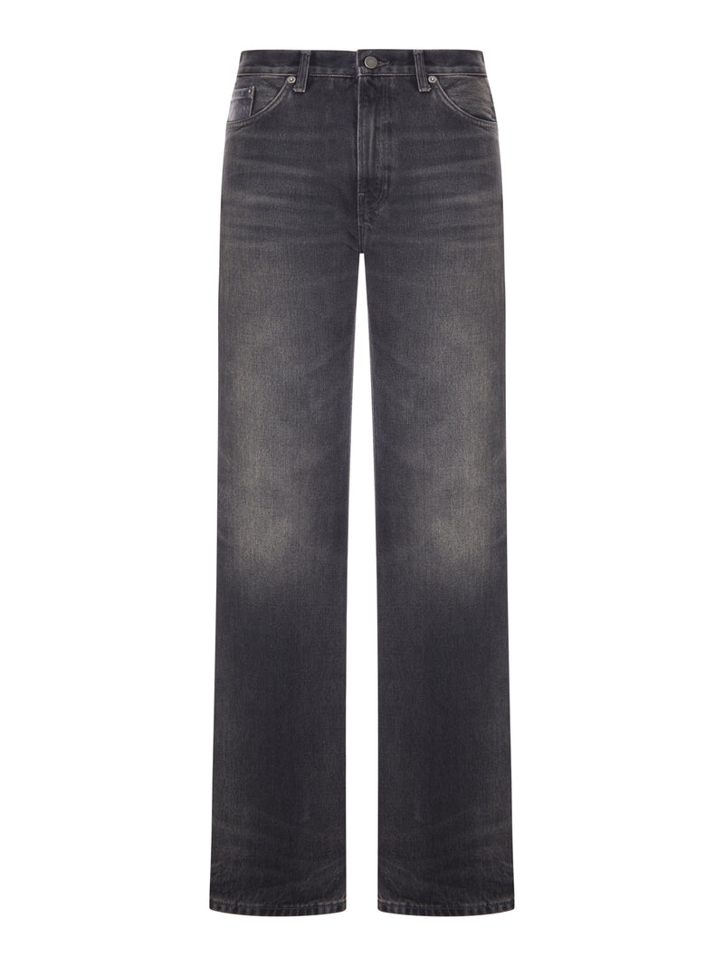 JEANS STRAIGHT LEG IN DENIM LAVAGGIO SCURO