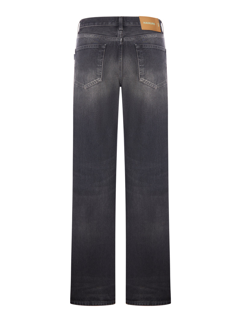 JEANS STRAIGHT LEG IN DENIM LAVAGGIO SCURO