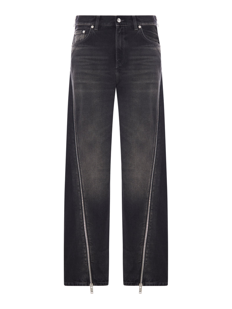 JEANS BONNIE CON ZIP LATERALI