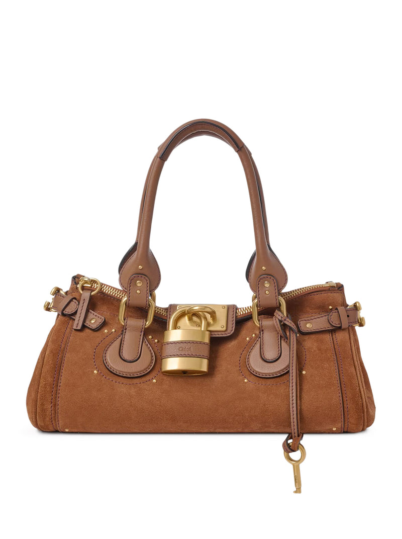 BORSA PADDINGTON IN PELLE SCAMOSCIATA
