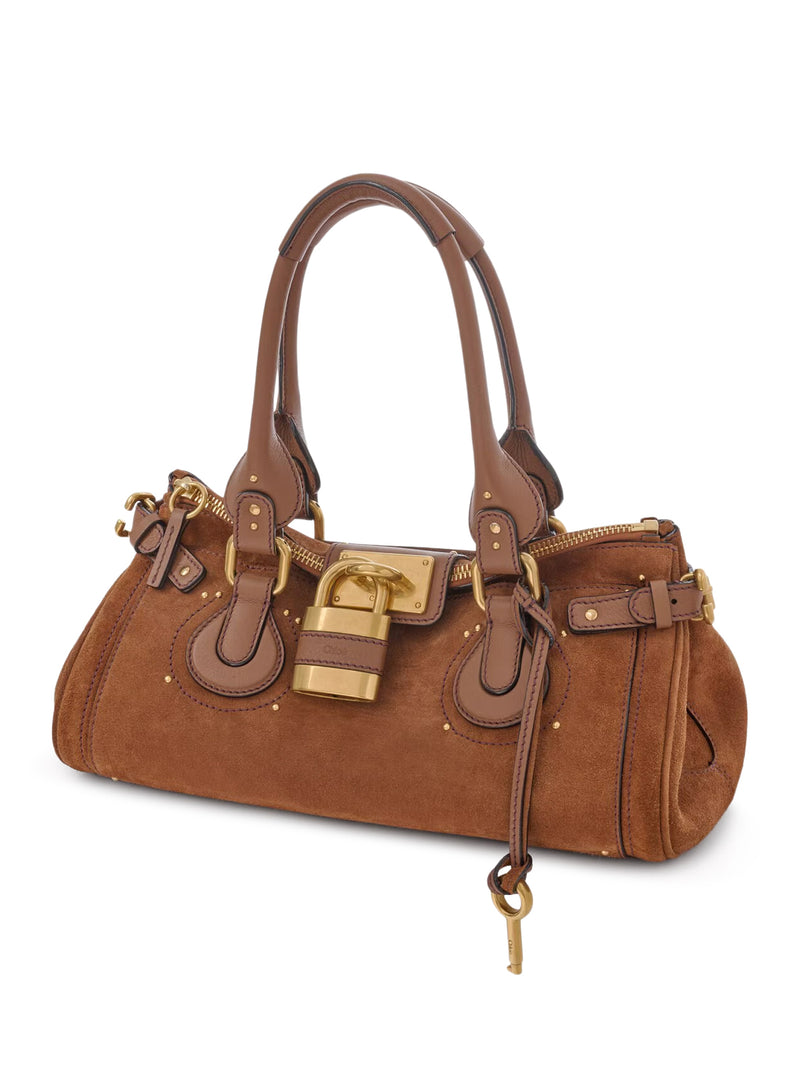 BORSA PADDINGTON IN PELLE SCAMOSCIATA