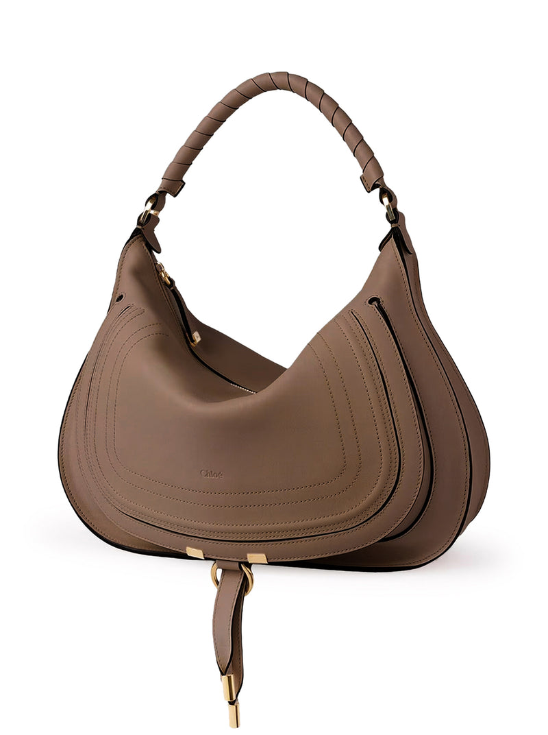 BORSA A SPALLA MARCIE IN PELLE MORBIDA