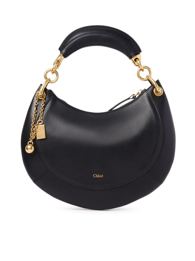 BORSA HOBO PICCOLO CHLOÉ BANANA CON CERNIERA IN MORBIDA PELLE