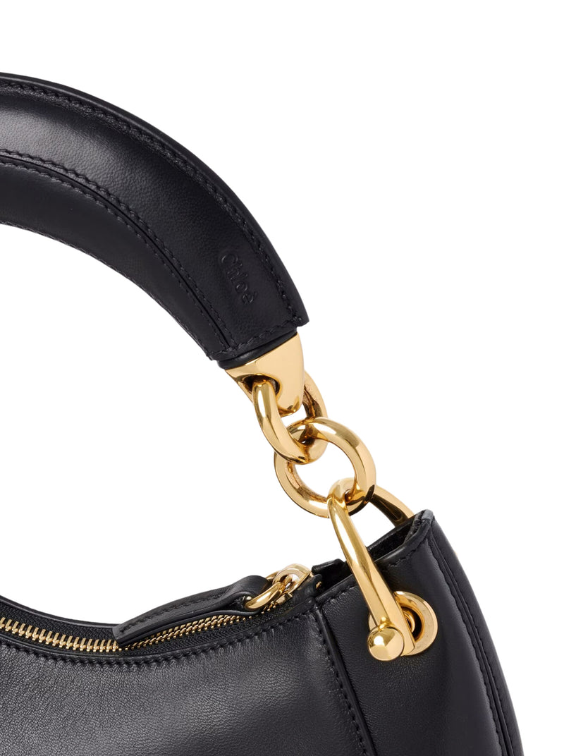 BORSA HOBO PICCOLO CHLOÉ BANANA CON CERNIERA IN MORBIDA PELLE
