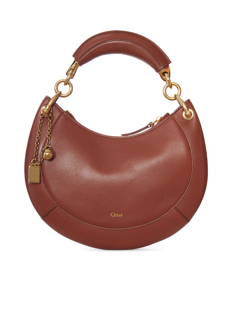 BORSA HOBO PICCOLO CHLOÉ BANANA CON CERNIERA IN MORBIDA PELLE