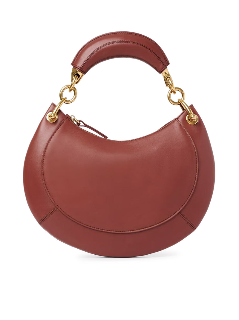 BORSA HOBO PICCOLO CHLOÉ BANANA CON CERNIERA IN MORBIDA PELLE
