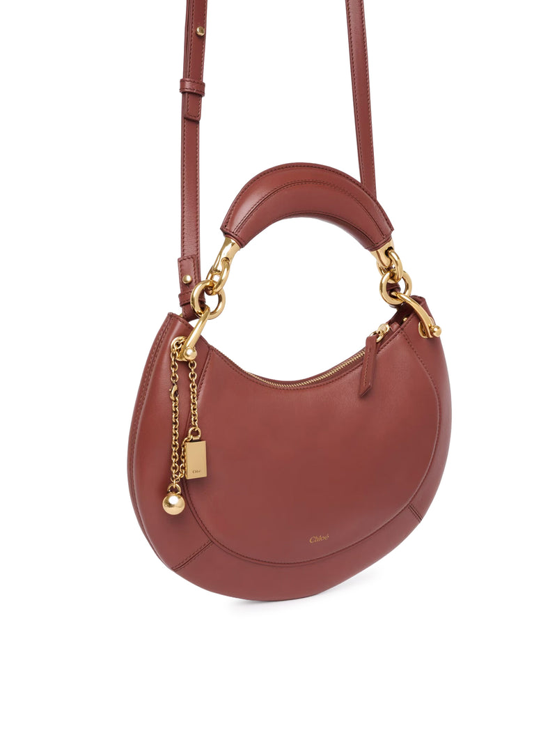 BORSA HOBO PICCOLO CHLOÉ BANANA CON CERNIERA IN MORBIDA PELLE