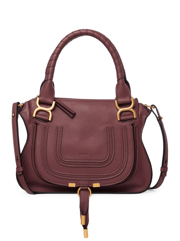 BORSA MARCIE PICCOLA IN PELLE GRANATA