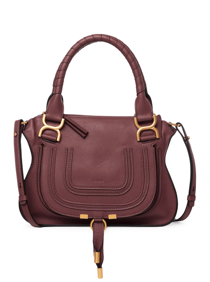 BORSA MARCIE PICCOLA IN PELLE GRANATA