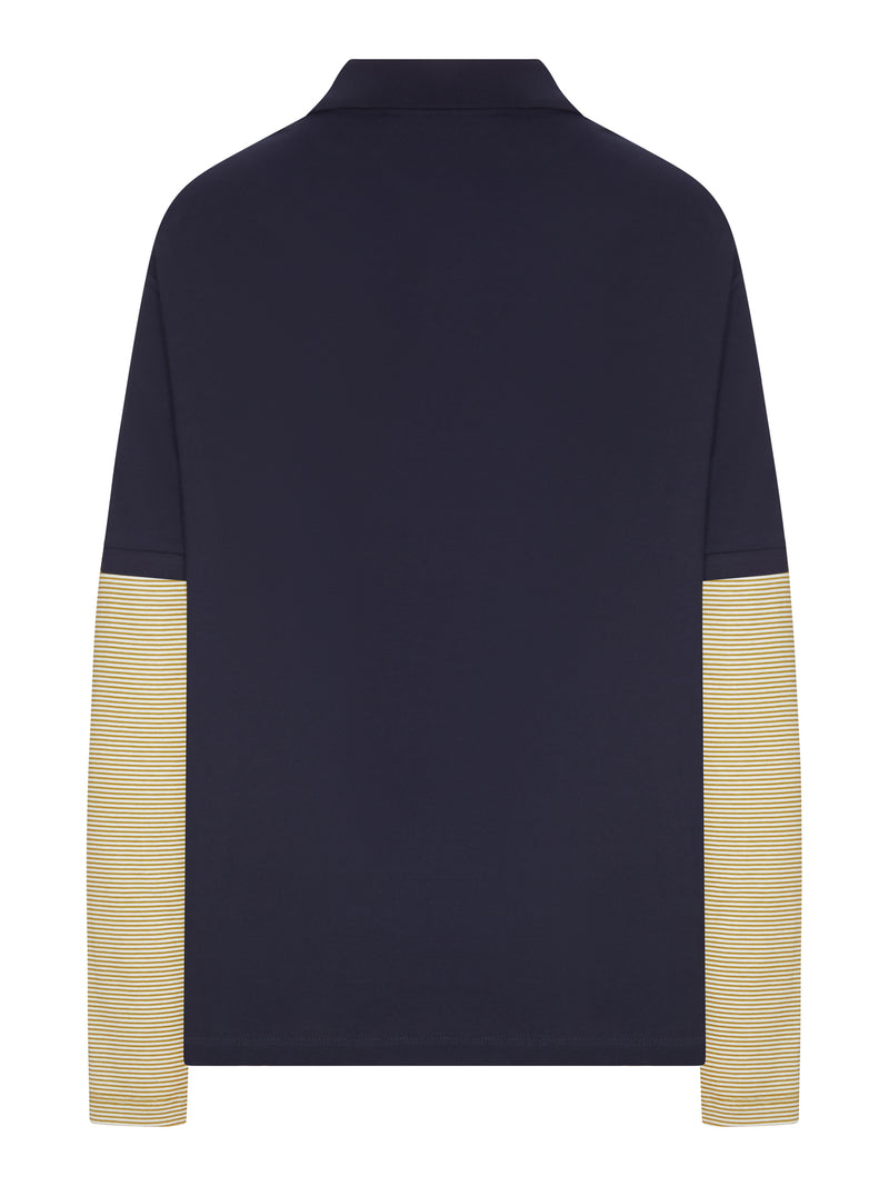 POLO LAYERING IN JERSEY DI COTONE