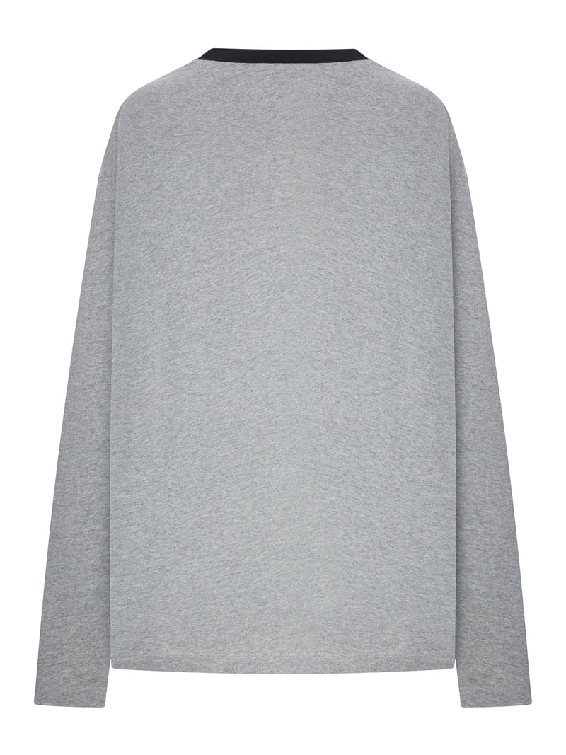 T-SHIRT MANICA LUNGA IN JERSEY DI COTONE