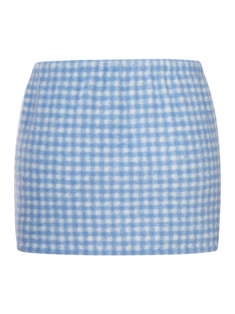 MINIGONNA IN PILE A QUADRI VICHY