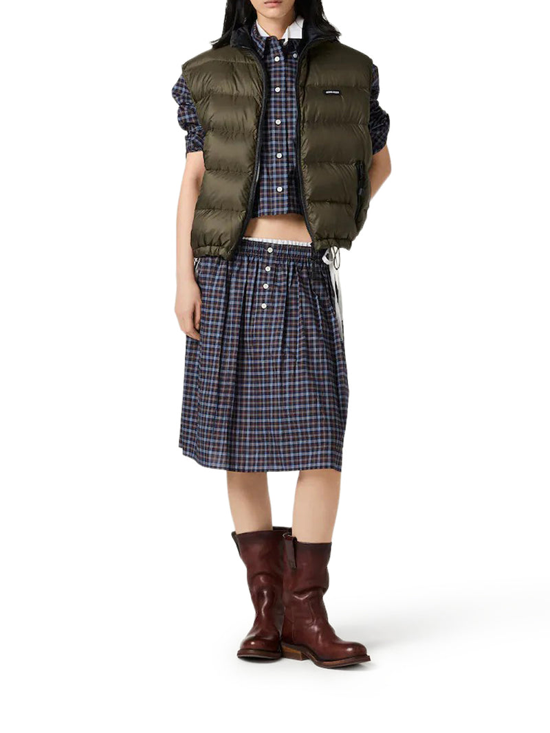 GILET IMBOTTITO IN PONGÉ LIGHT