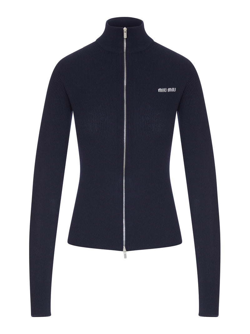 CARDIGAN A COSTE CON ZIP