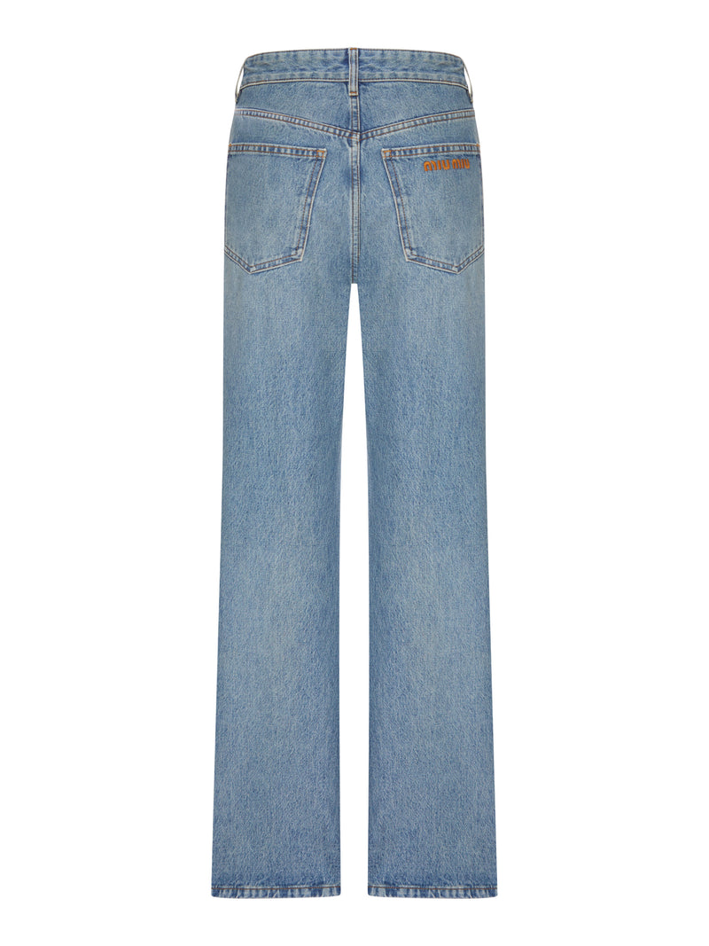 JEANS FIVE POCKET A GAMBA DRITTA