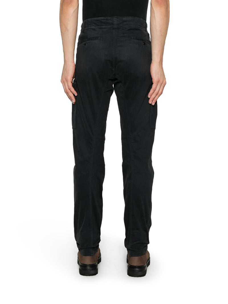 PANTALONI CARGO IN COTONE CON LOGO