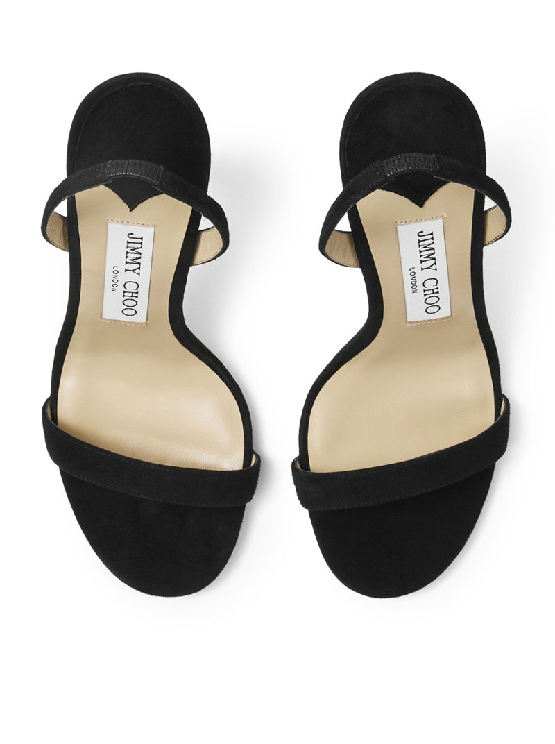 SANDALI IN PELLE SCAMOSCIATA