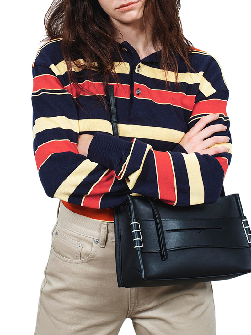 LOAFER BAG IN PELLE NERA