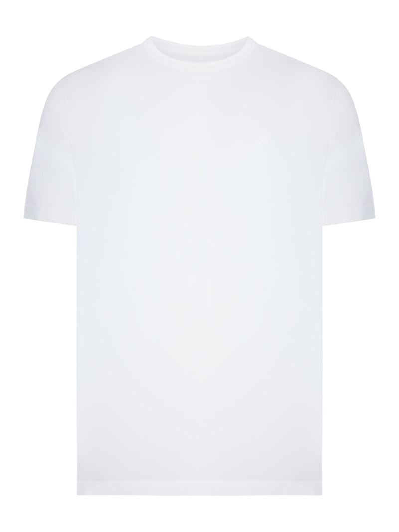 T-SHIRT CON ANCORA RICAMATA