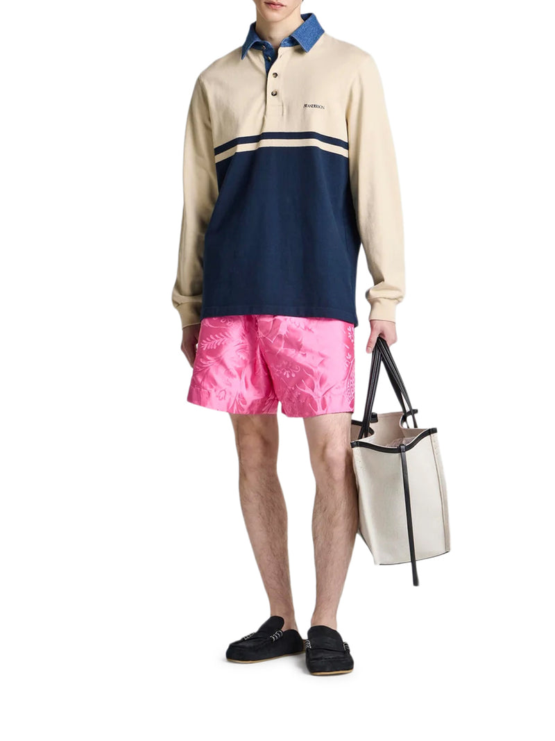 POLO BICOLORE IN COTONE