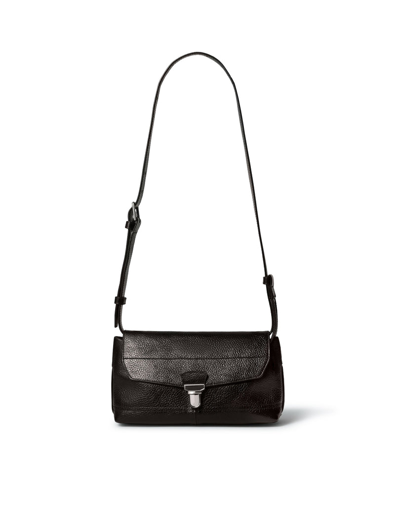 BORSA PICCOLA GEAR IN PELLE MARTELLATA