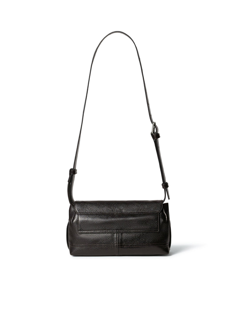 BORSA PICCOLA GEAR IN PELLE MARTELLATA