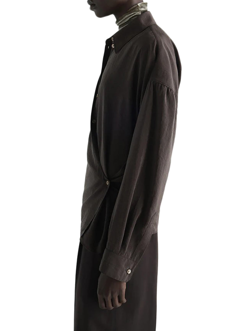 CAMICIA CON ABBOTTONATURA LATERALE