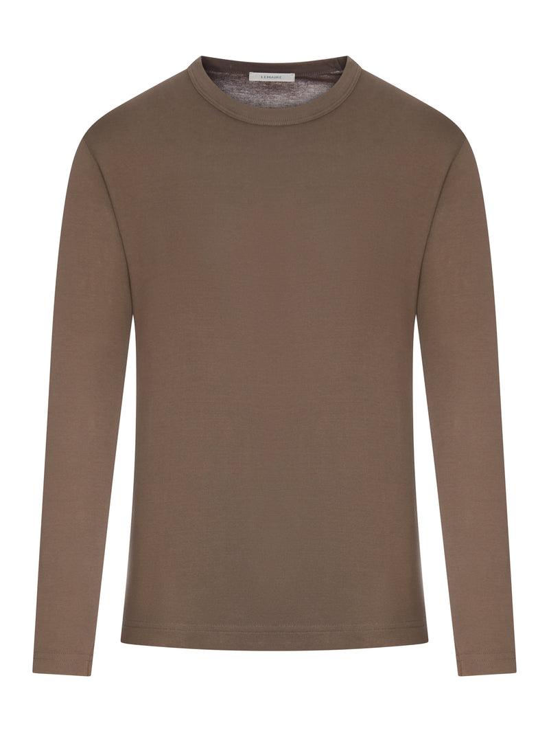 T-SHIRT A MANICHE LUNGHE IN COTONE