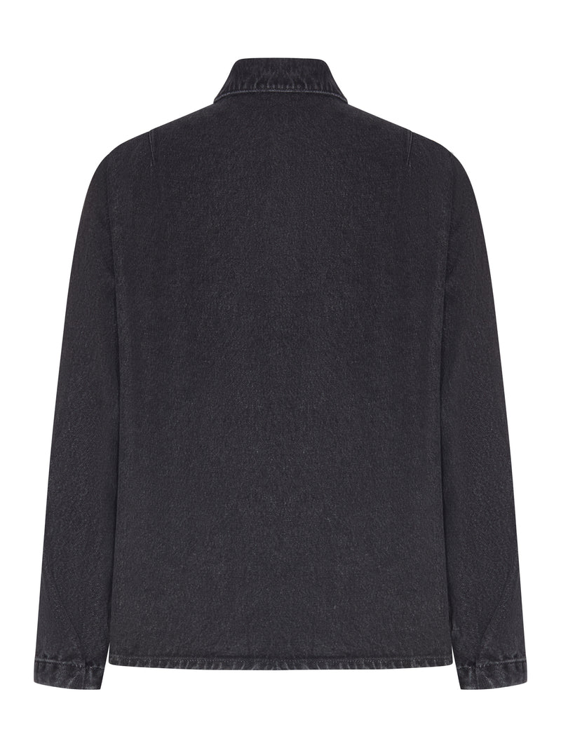 OVERSHIRT IN DENIM NERO