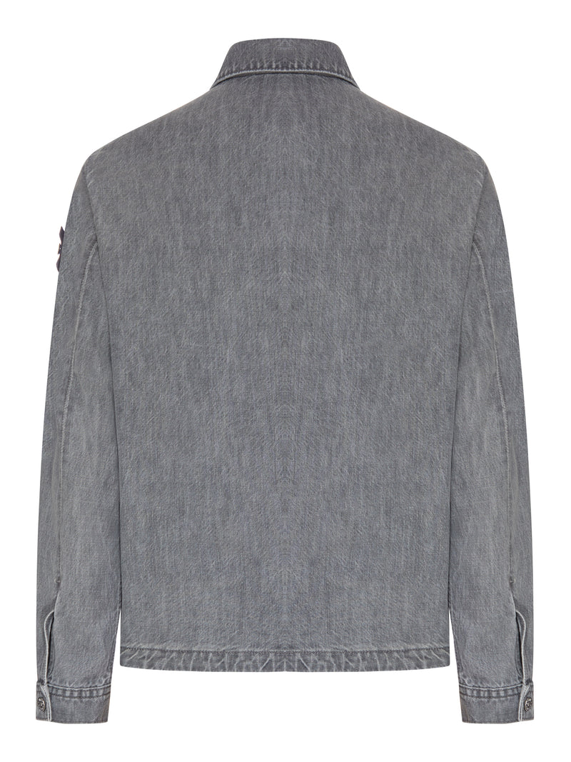 OVERSHIRT IN DENIM GRIGIO