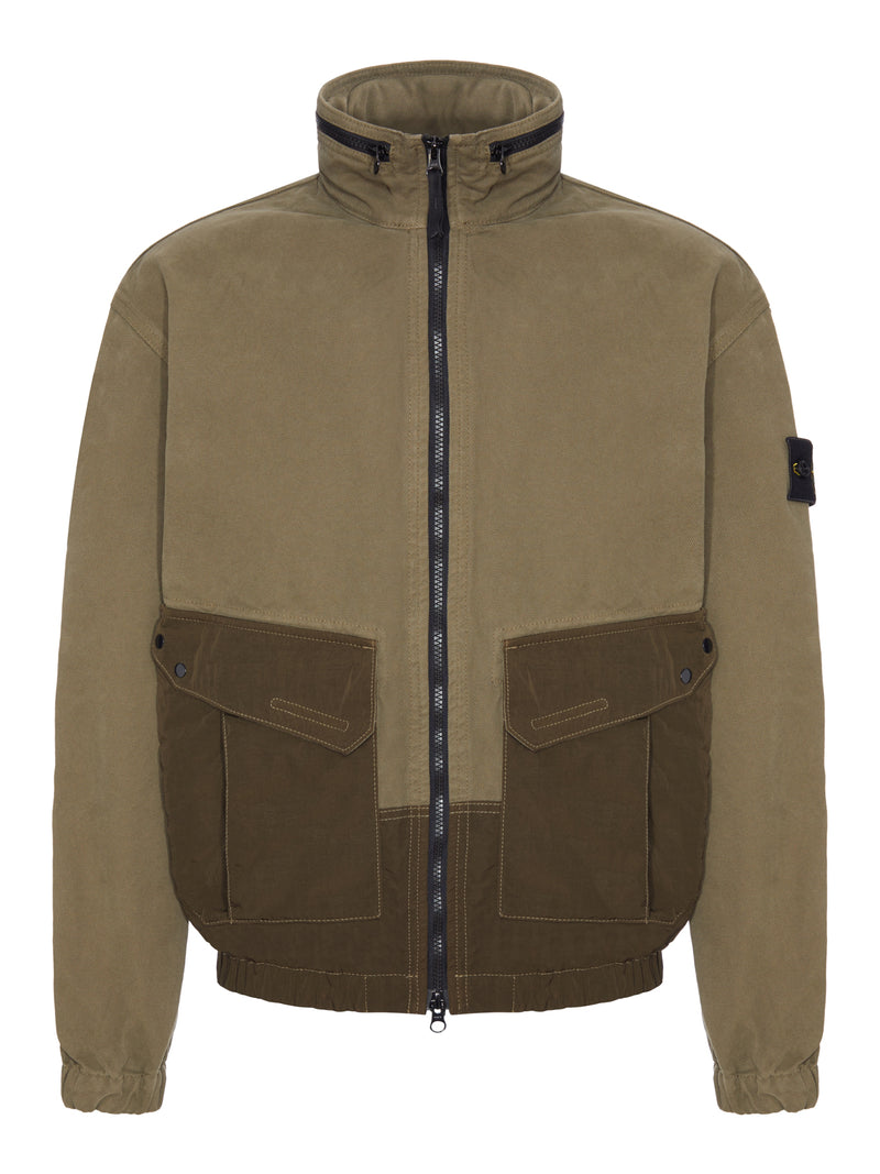 GIACCA IN COTONE CON BADGE STONE ISLAND