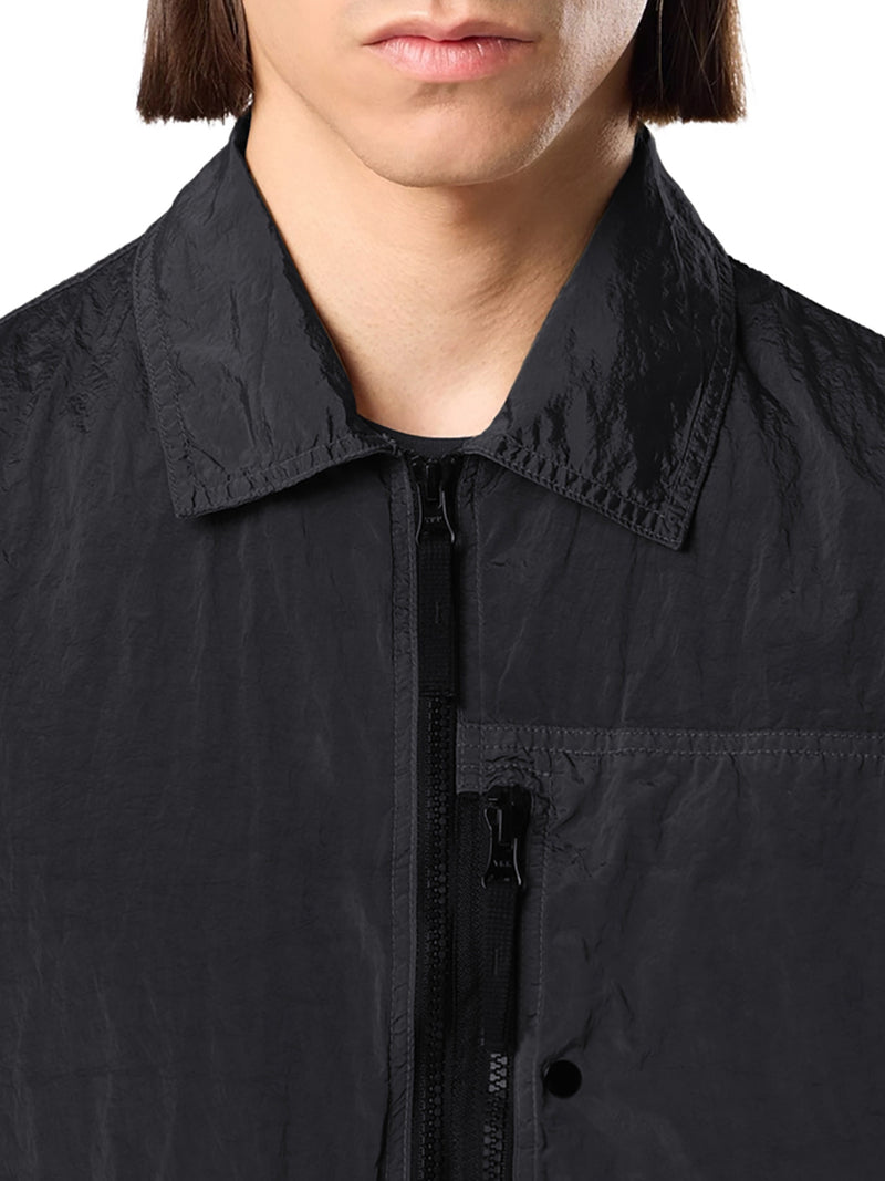 OVERSHIRT IN NYLON CON BADGE STONE ISLAND