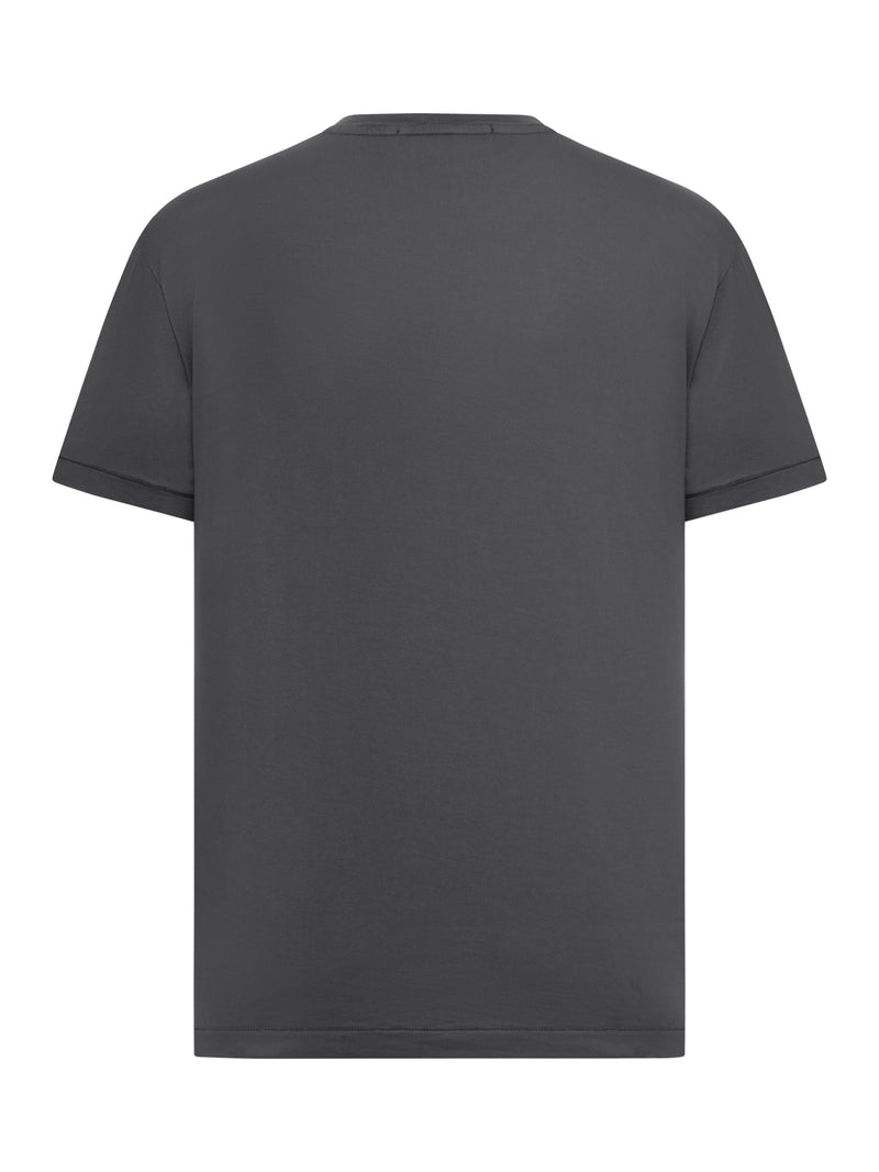 T-SHIRT A MANICA CORTA CON PATCH COMPASS
