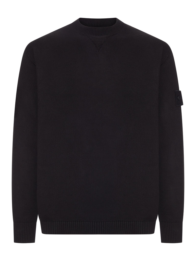 MAGLIA GIROCOLLO IN MISTO COTONE
