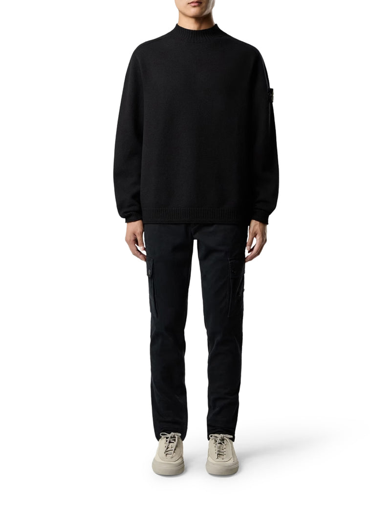 MAGLIONE IN LANA RWS INFELTRITA CON MANICHE RAGLAN